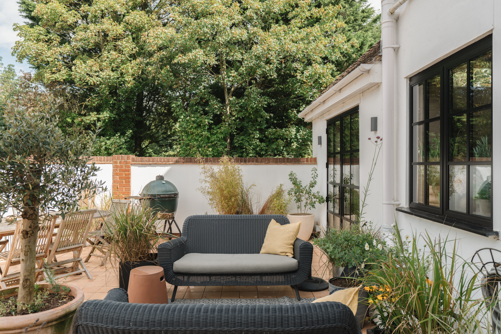 terrasse jolie maison de campagne anglaise