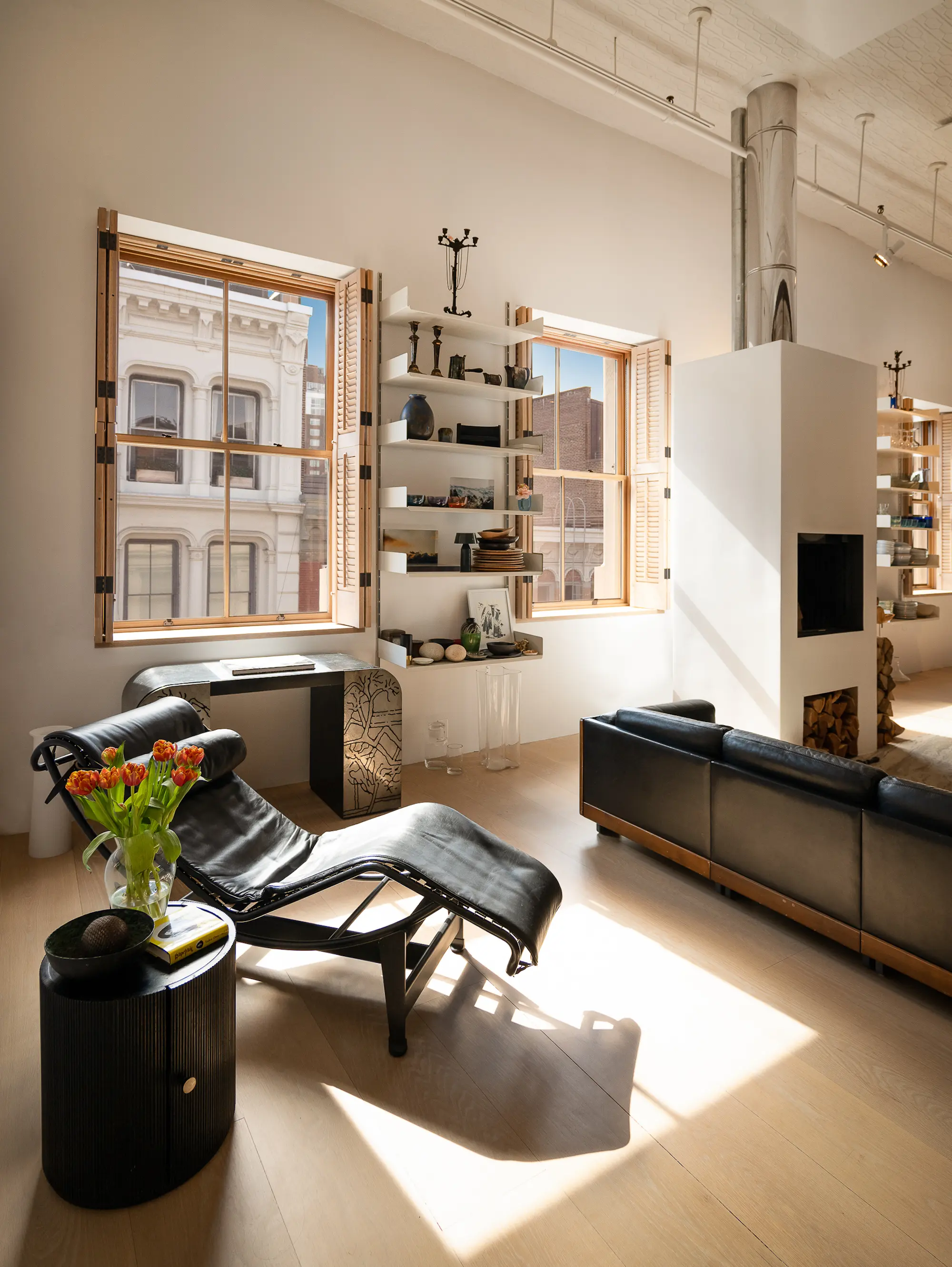 salon avec cheminée loft salon avec cheminée loft