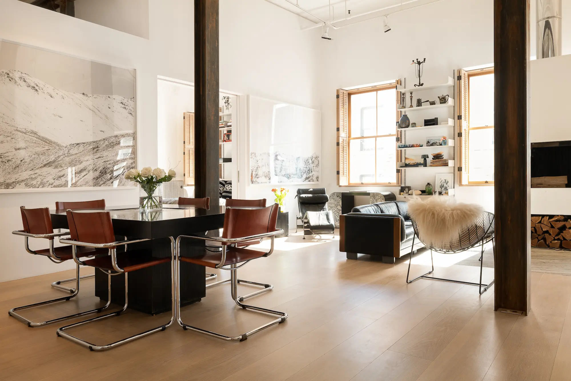 salon avec cheminée loft salon avec cheminée loft