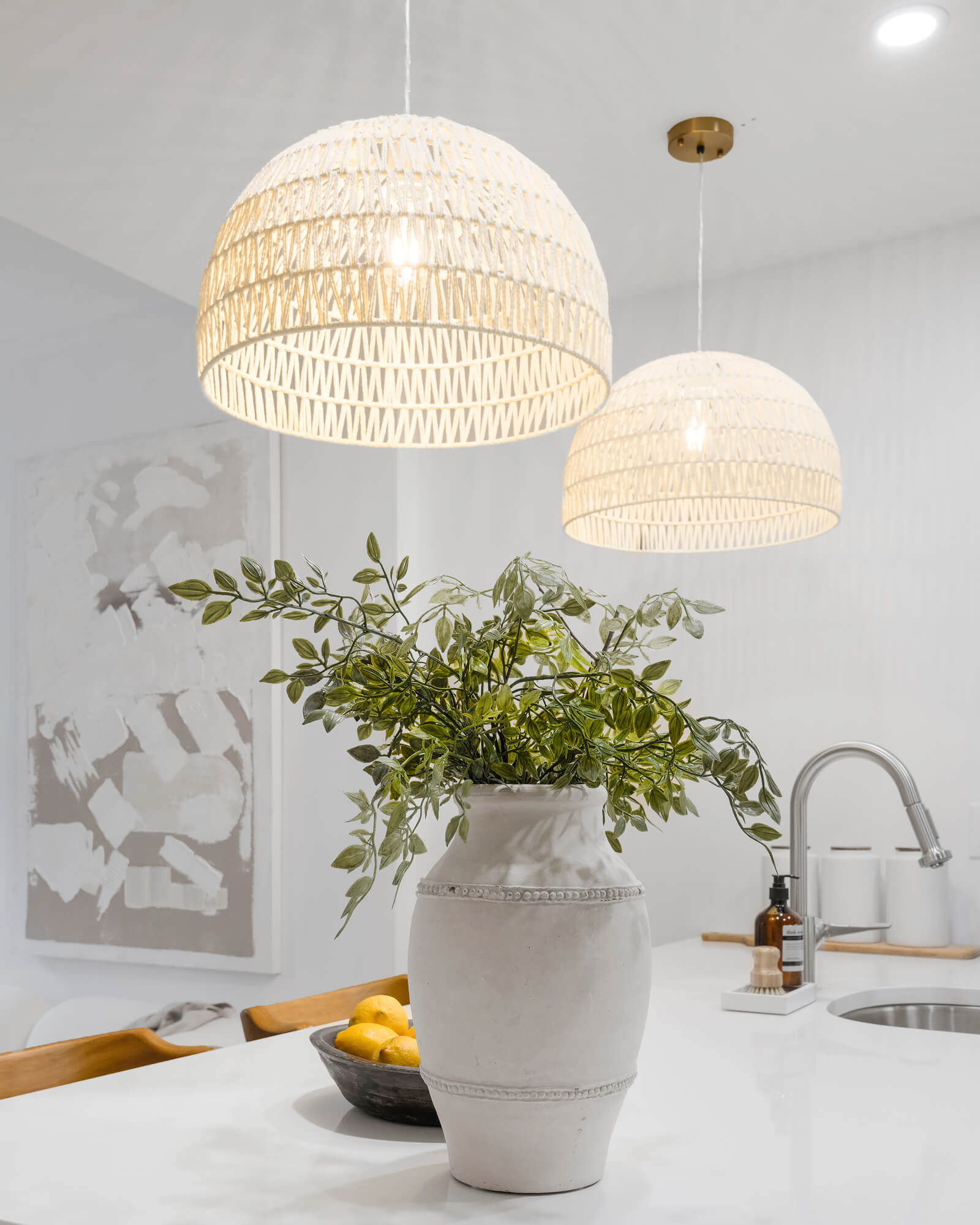 poterie sur plan de travail cuisine