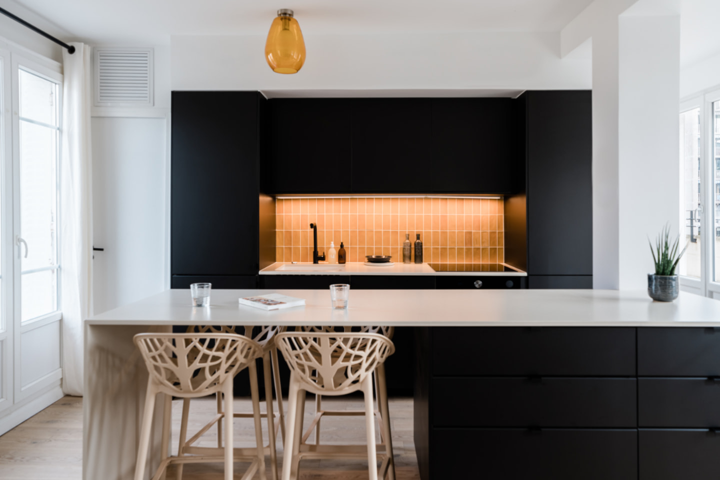 cuisine ouverte appartement 45m2 Paris cuisine ouverte appartement 45m2 Paris