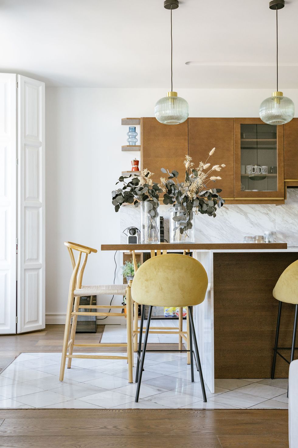 cuisine ouverte en bois
