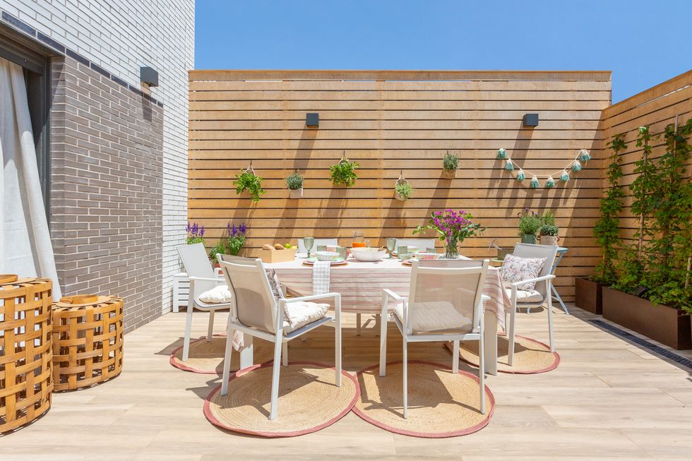 patio aménagé avec salle à manger patio aménagé avec salle à manger