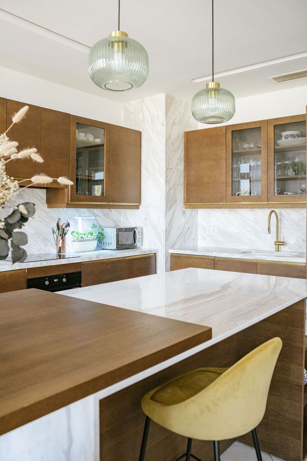 cuisine ouverte en bois