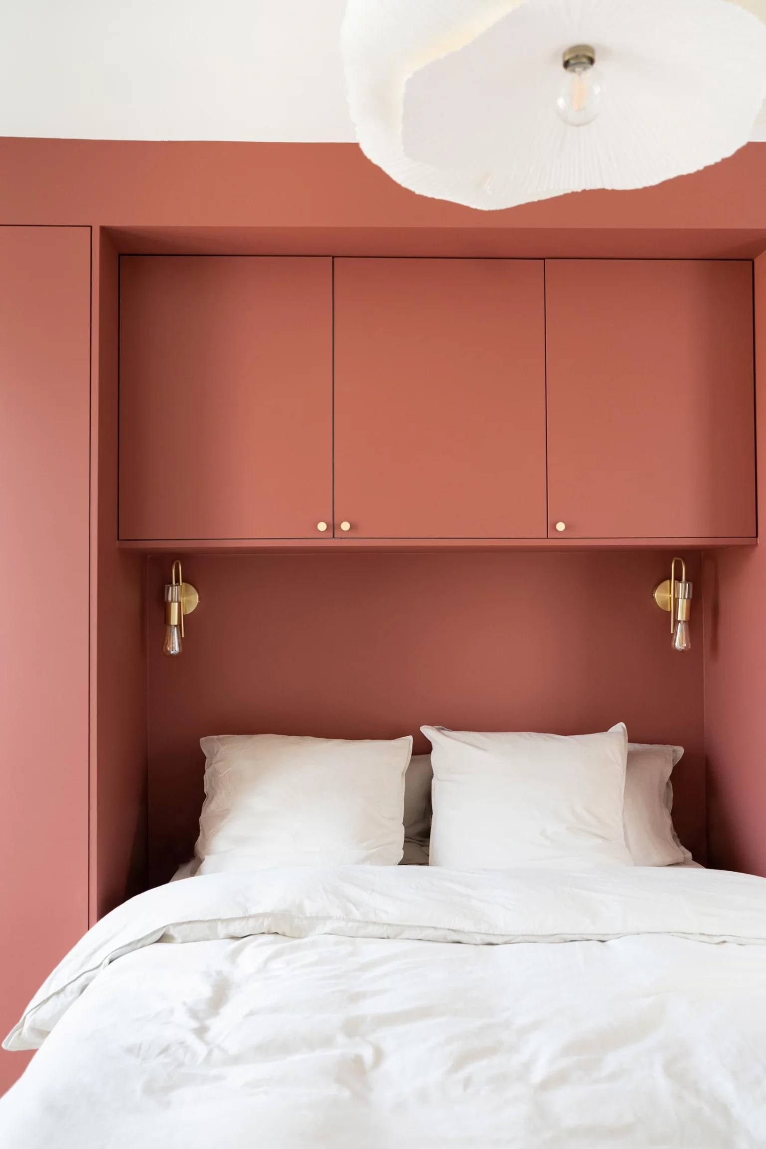 chambre avec meuble pont décoration design terracotta chambre avec meuble pont décoration design terracotta