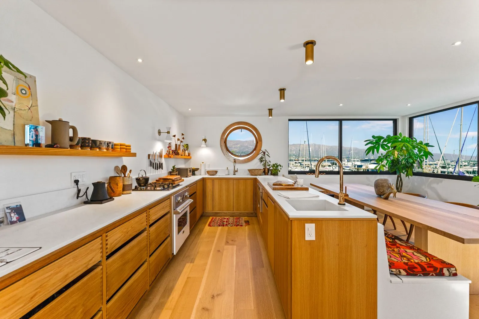 cuisine houseboat maison sur l'eau