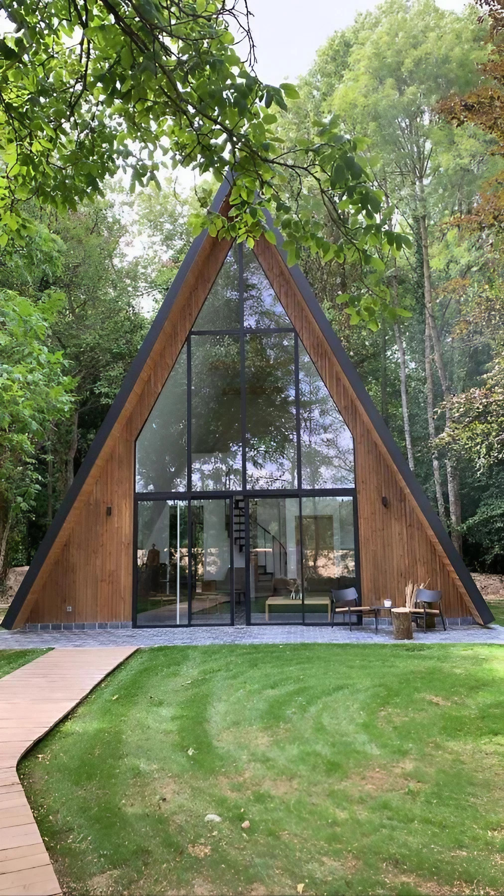 maison A-Frame en Normandie Maison Villeneuve maison A-Frame en Normandie Maison Villeneuve