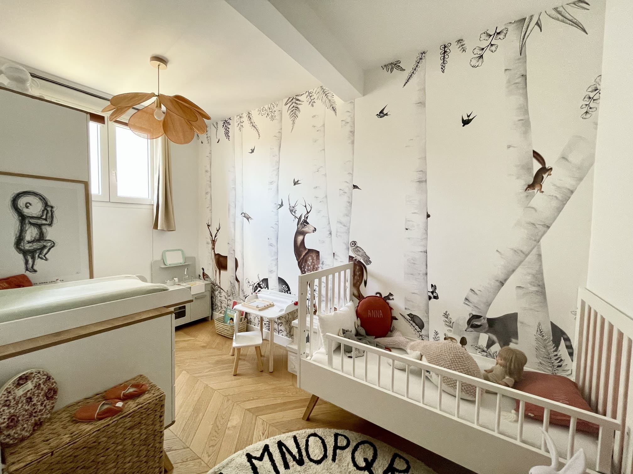 chambre enfant appartement rénové Paris décoration contemporaine chambre enfant appartement rénové Paris décoration contemporaine