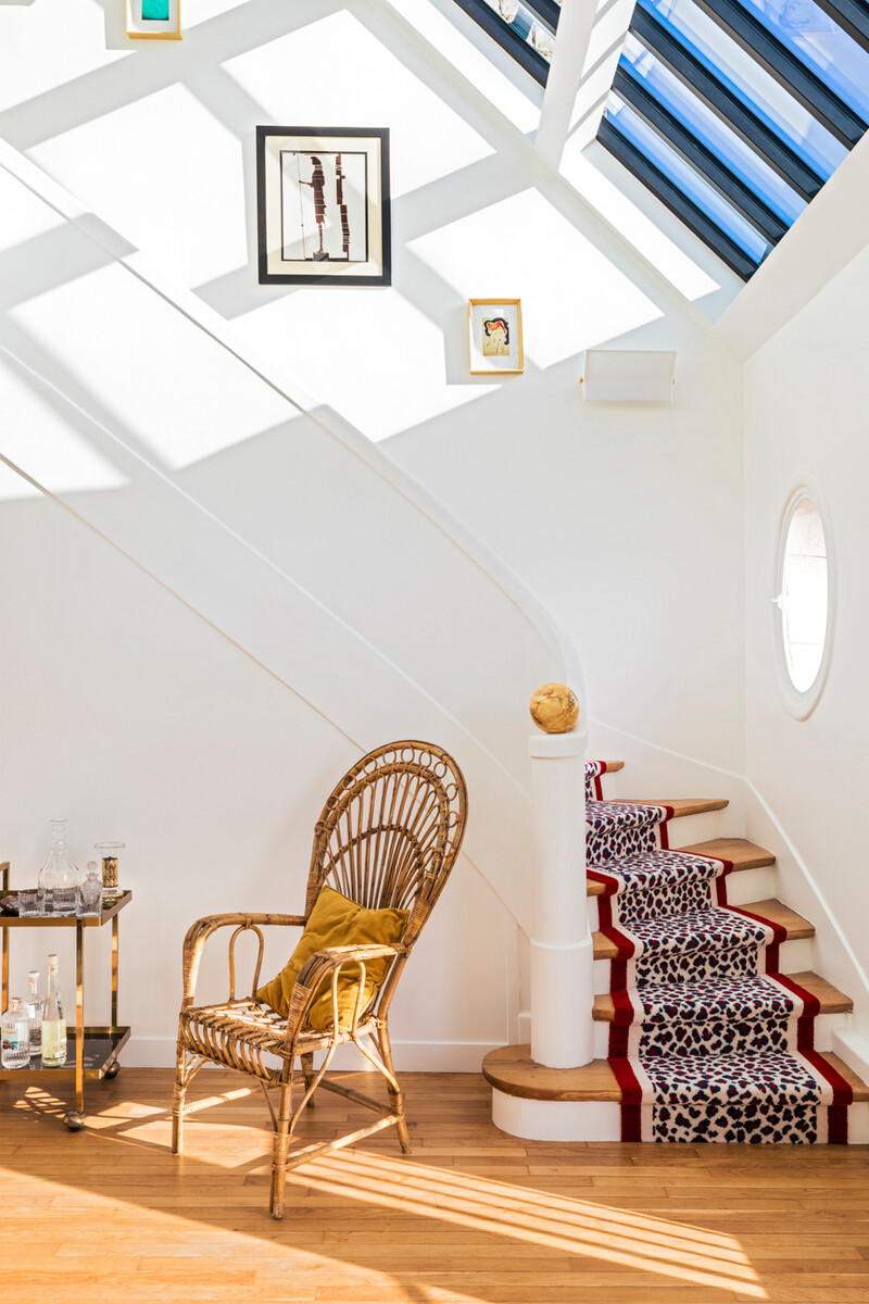 escalier avec verrière