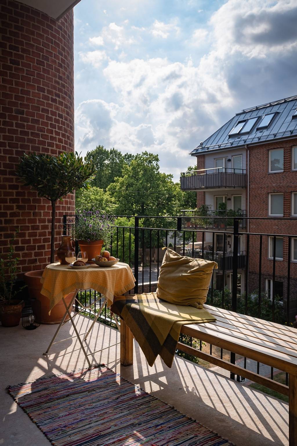 terrasse aménagée