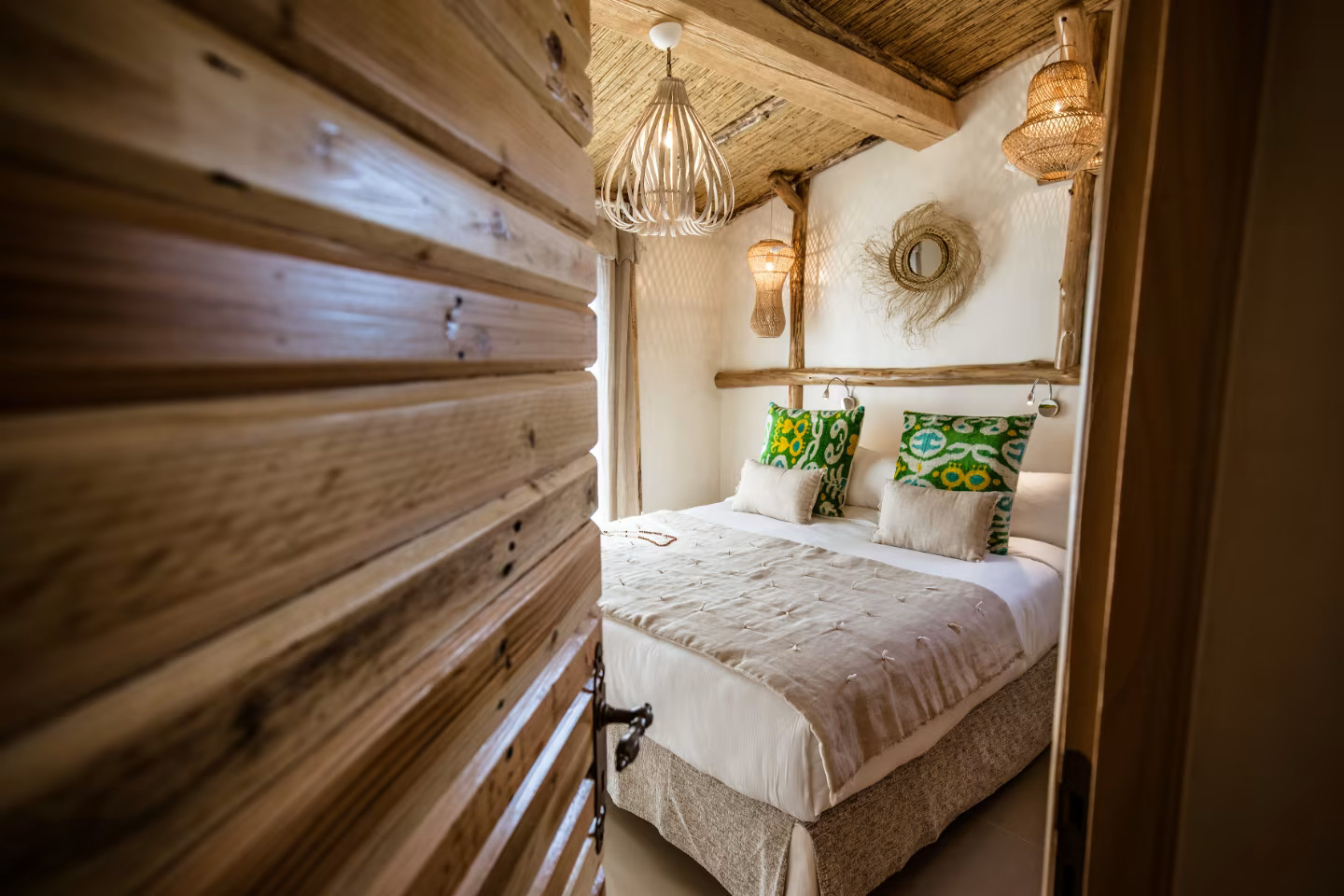 chambre décoration rustique chic