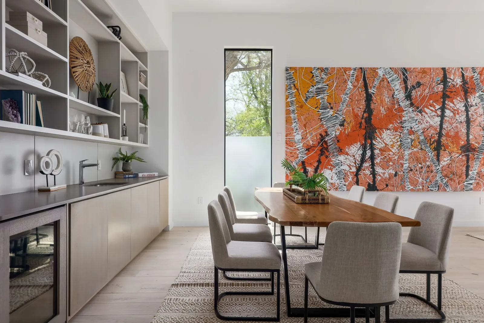 salle à manger et cuisine décoration design