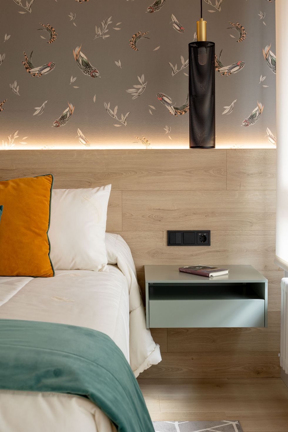 chambre avec papier-peint décoration contemporaine chambre avec papier-peint décoration contemporaine