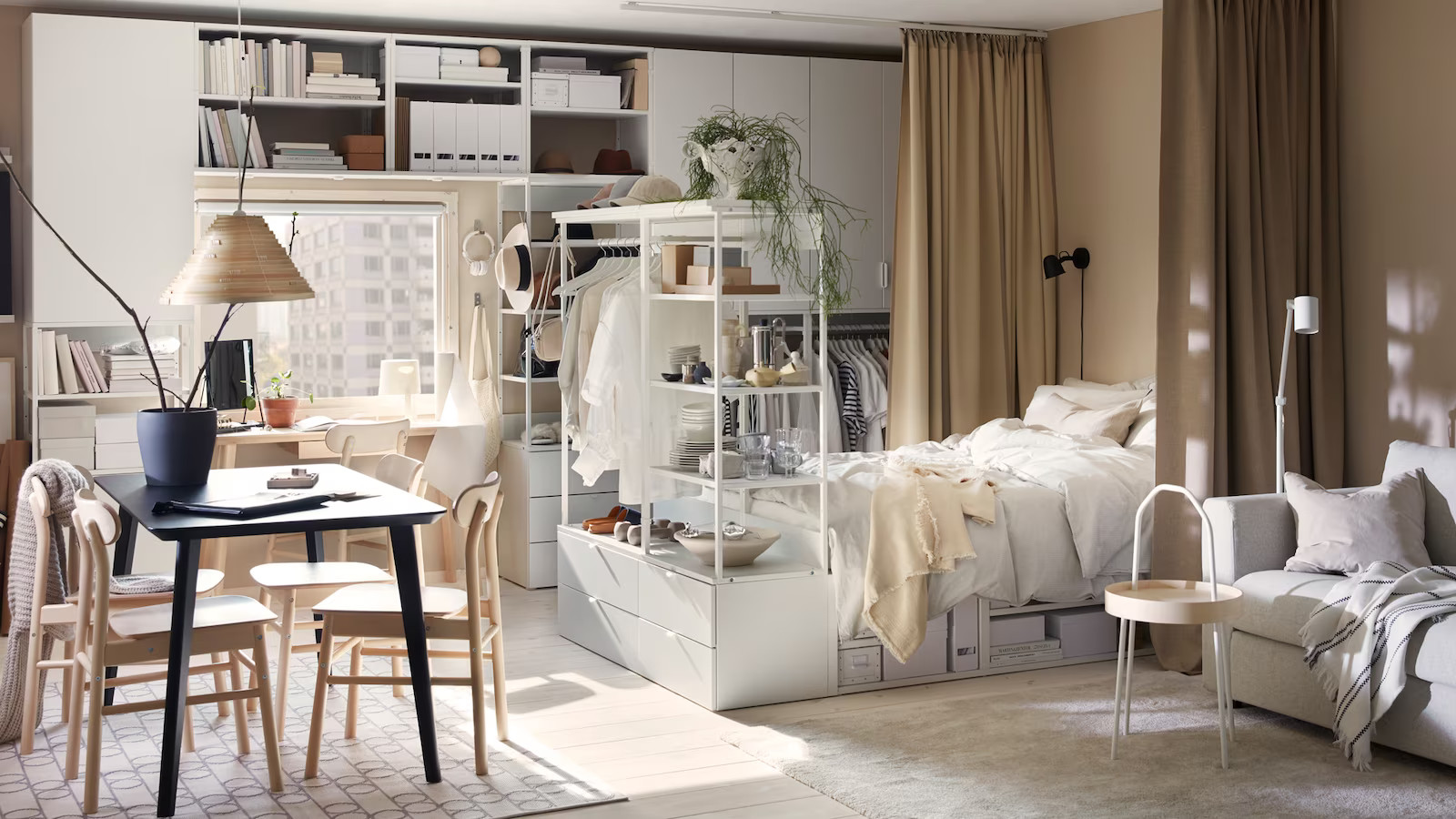 studio aménagé par IKEA