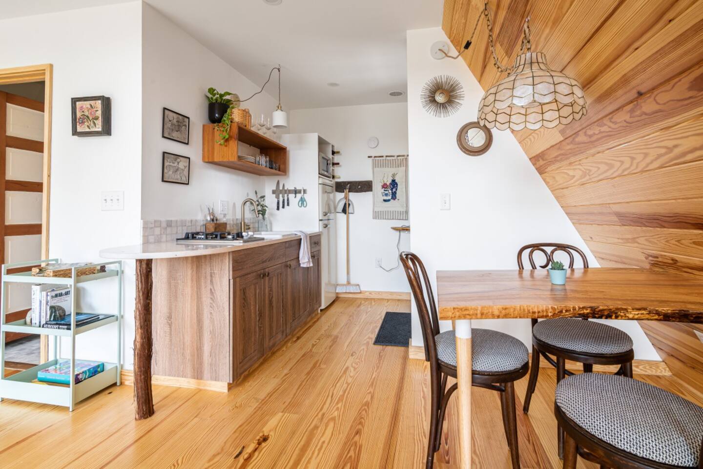 cuisine et salle à manger maison A-Frame
