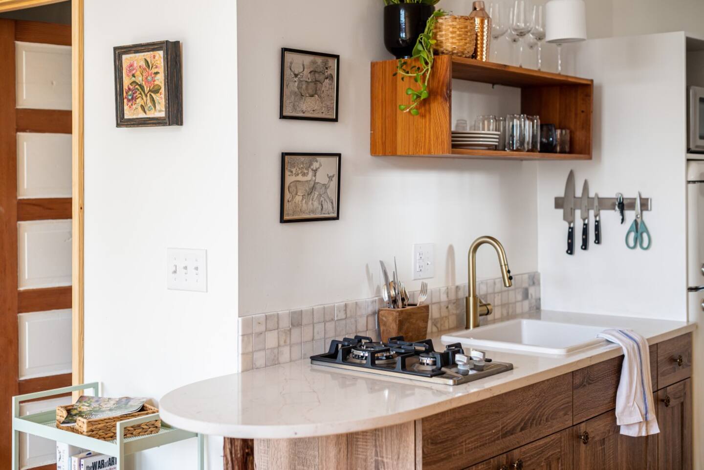 cuisine en bois vintage