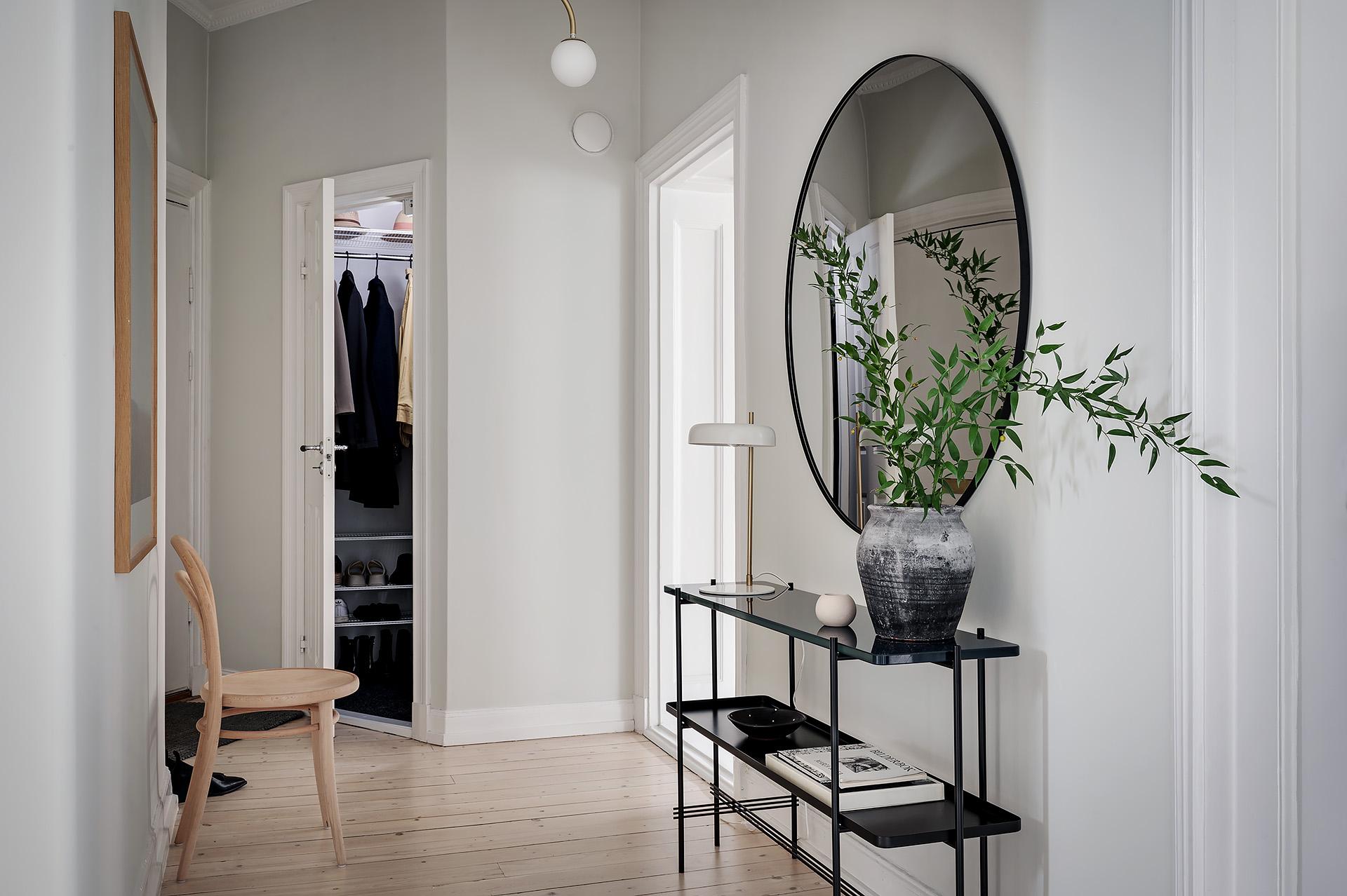 entrée décoration scandinave