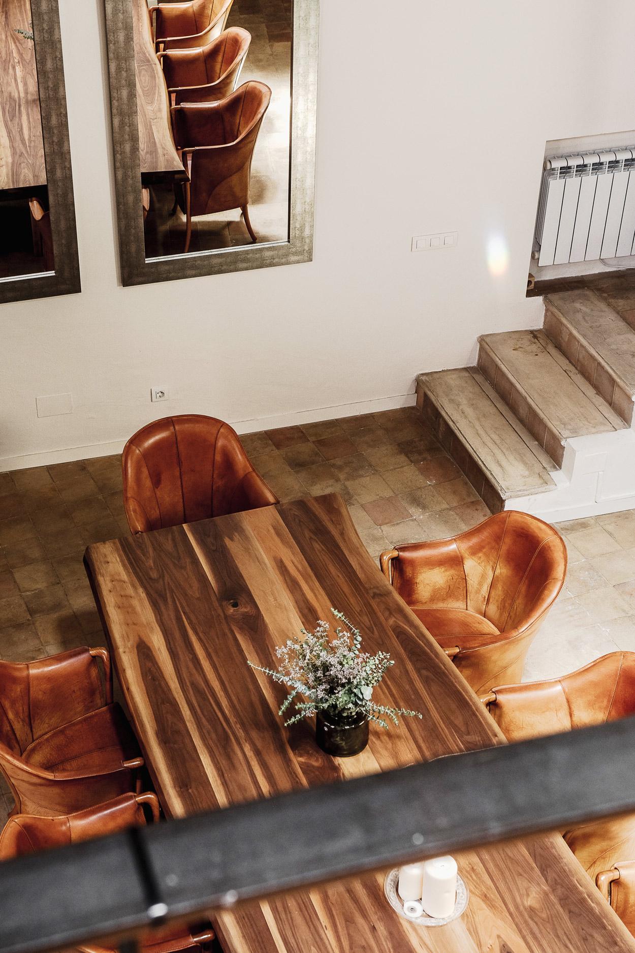 salle à manger appartement rénové