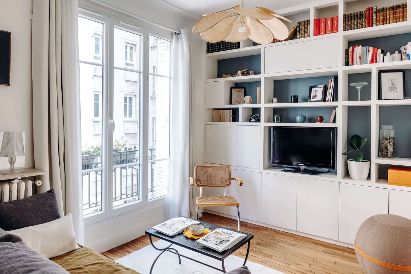 salon décoration moderne appartement 34m2 Paris salon décoration moderne appartement 34m2 Paris