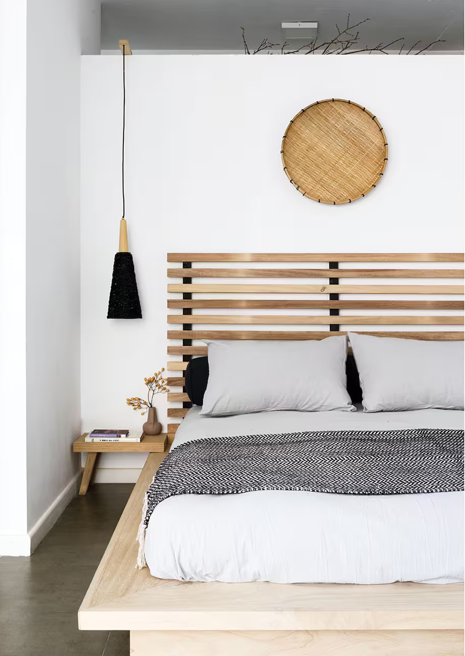 chambre décoration design naturelle