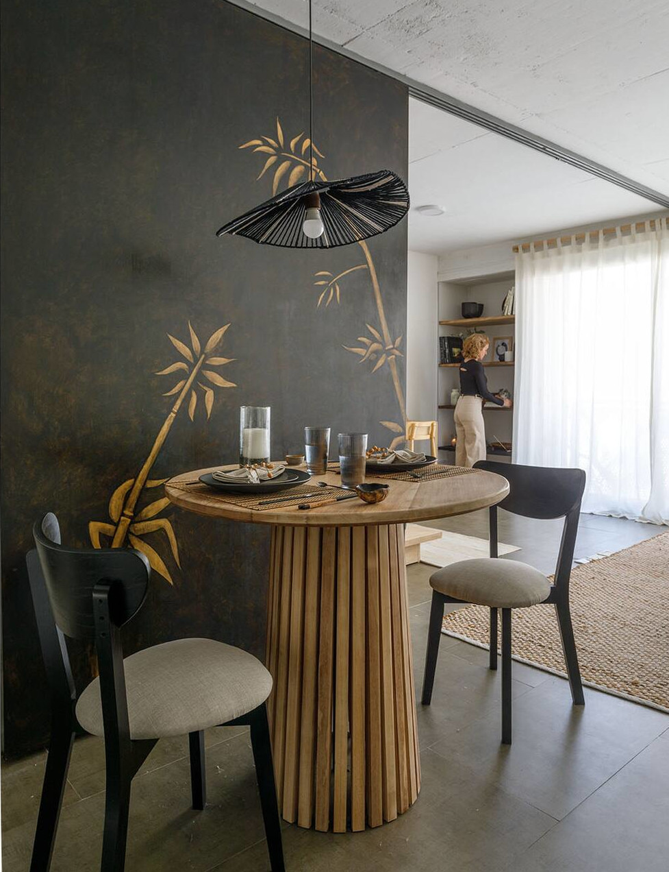salle à manger mini loft 50m2