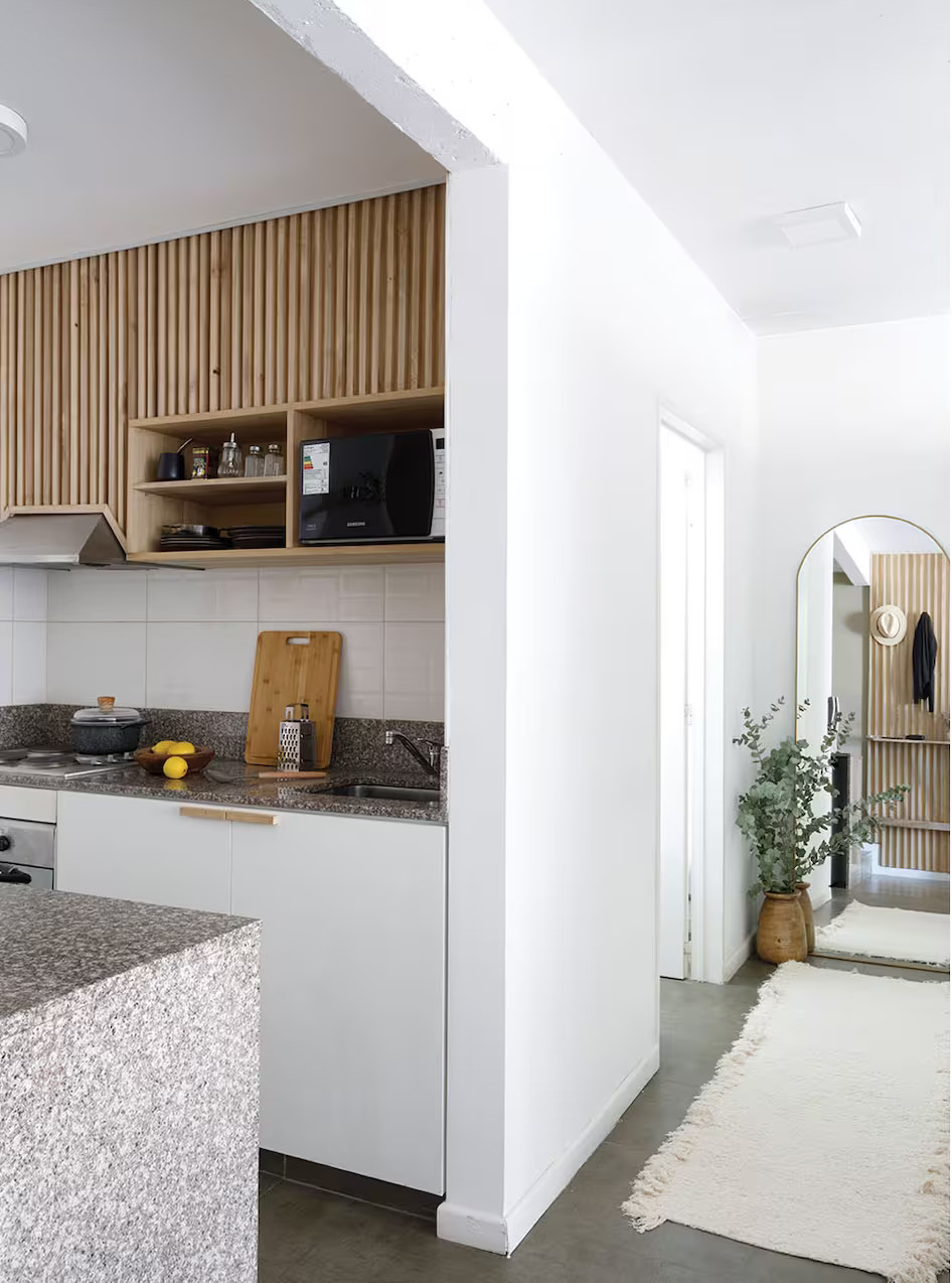 cuisine design mini loft 50m2
