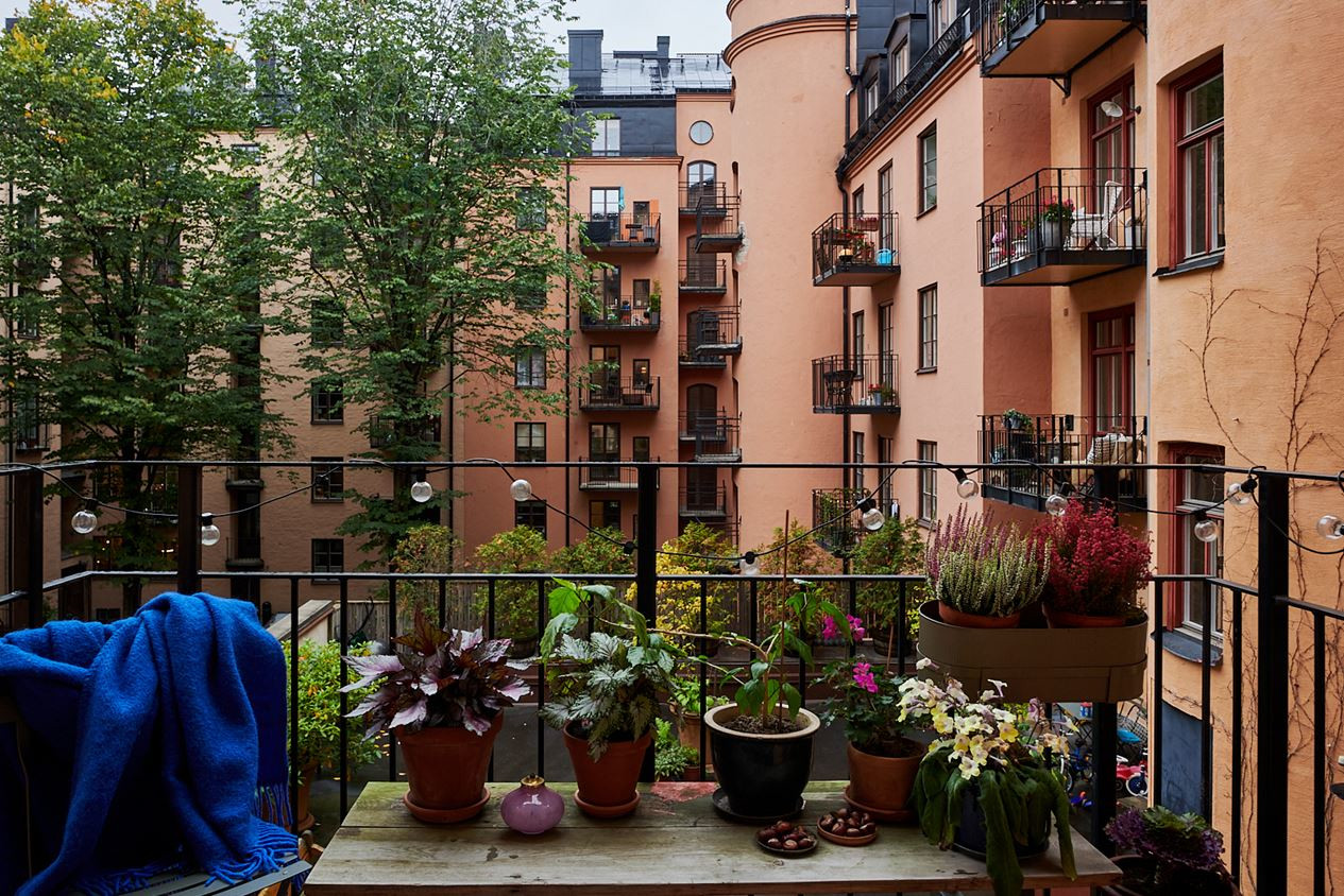 balcon sur cour