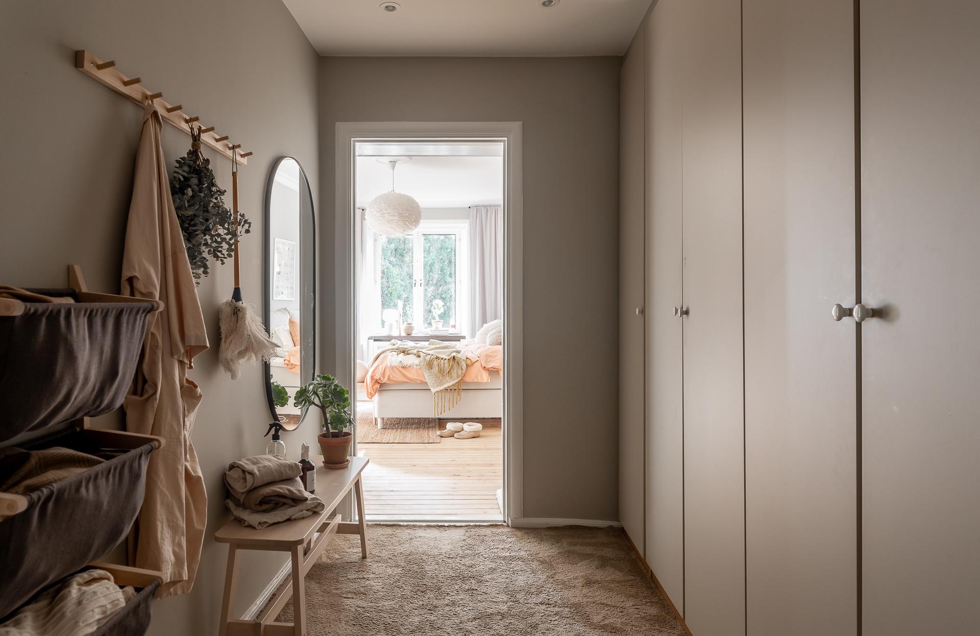 entrée beige décoration scandinave