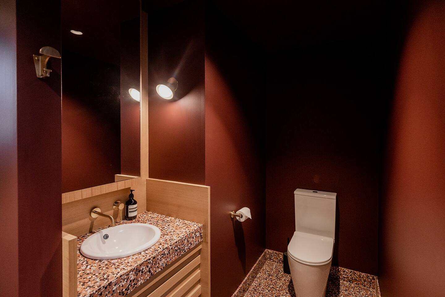 salle de bain terrazzo