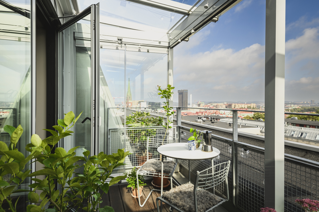 terrasse en plein ciel