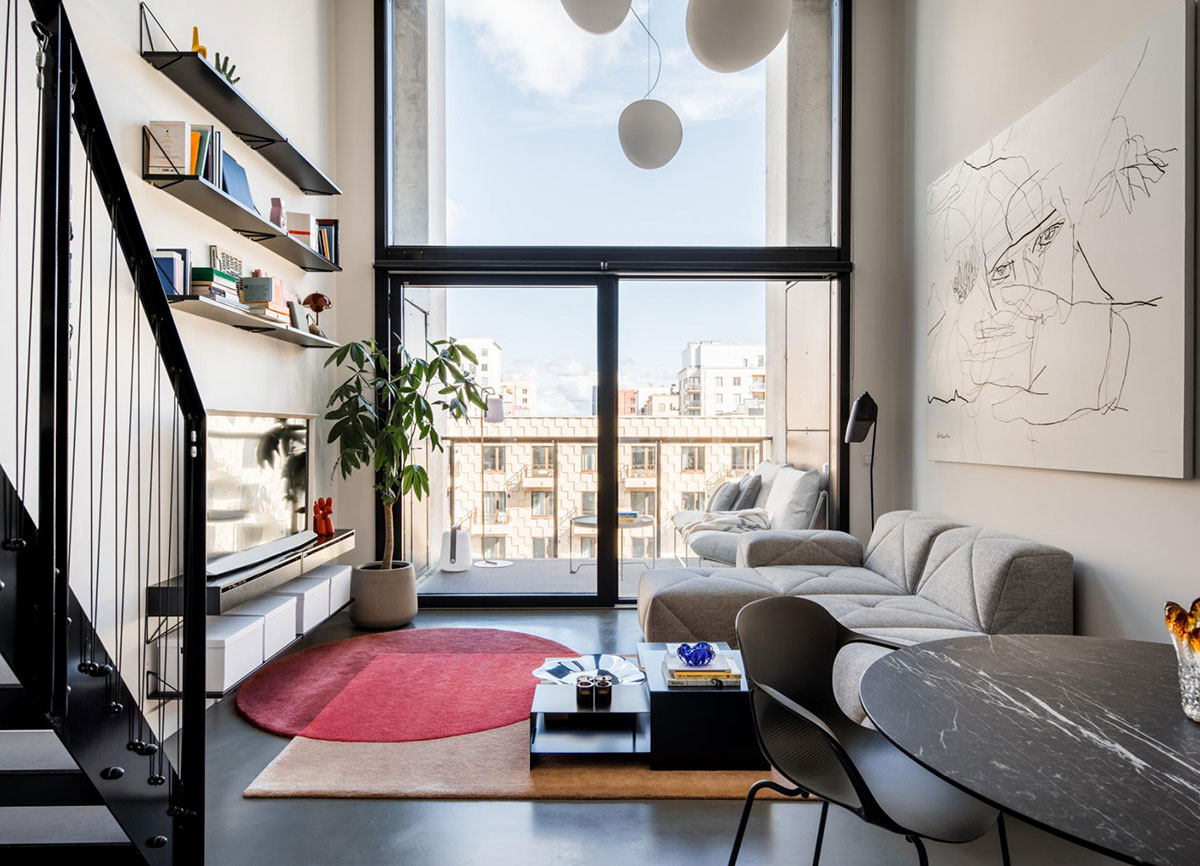 Un mini loft moderne de 52m2 à la décoration design