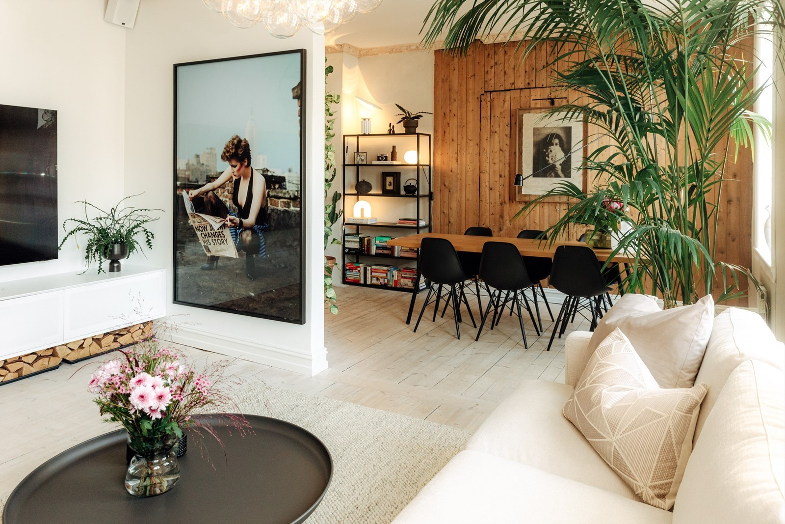 salon et salle à manger décoration scandinave