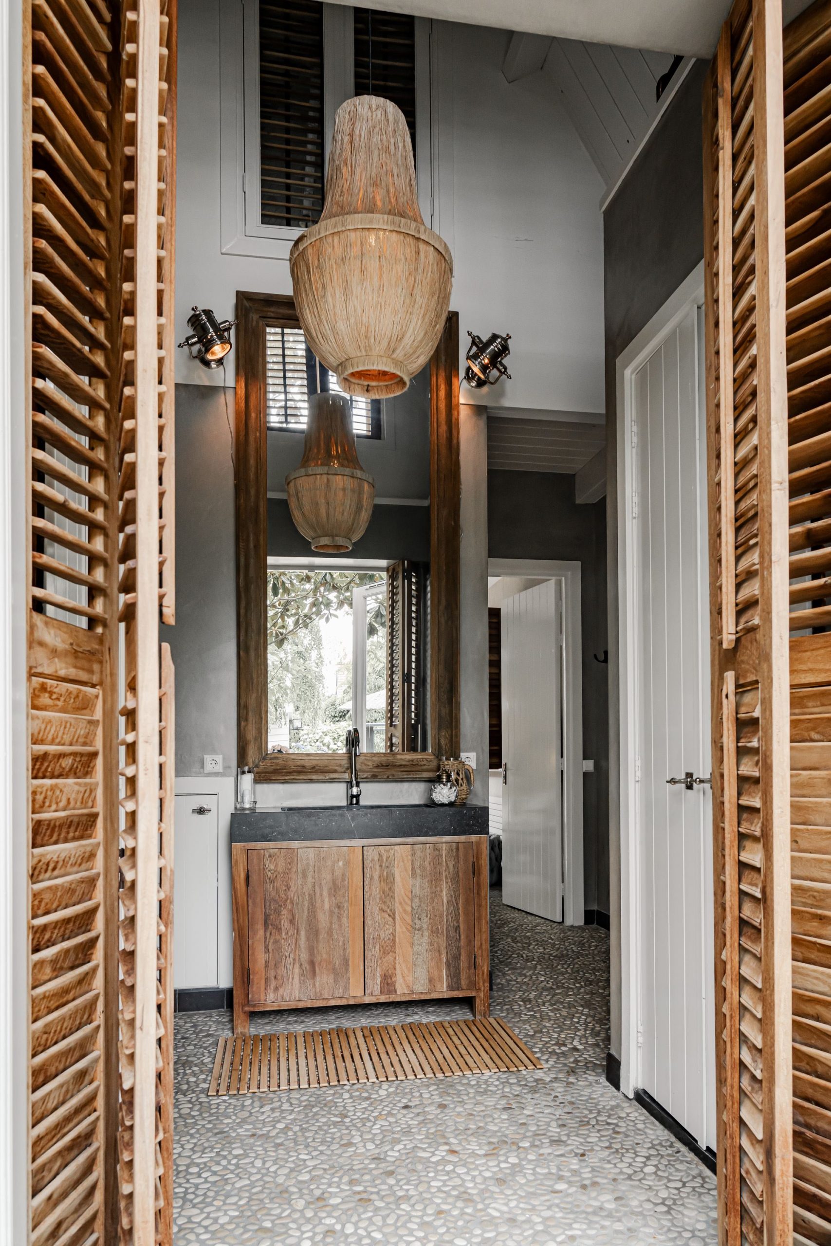 salle de bain sol galets salle de bain sol galets