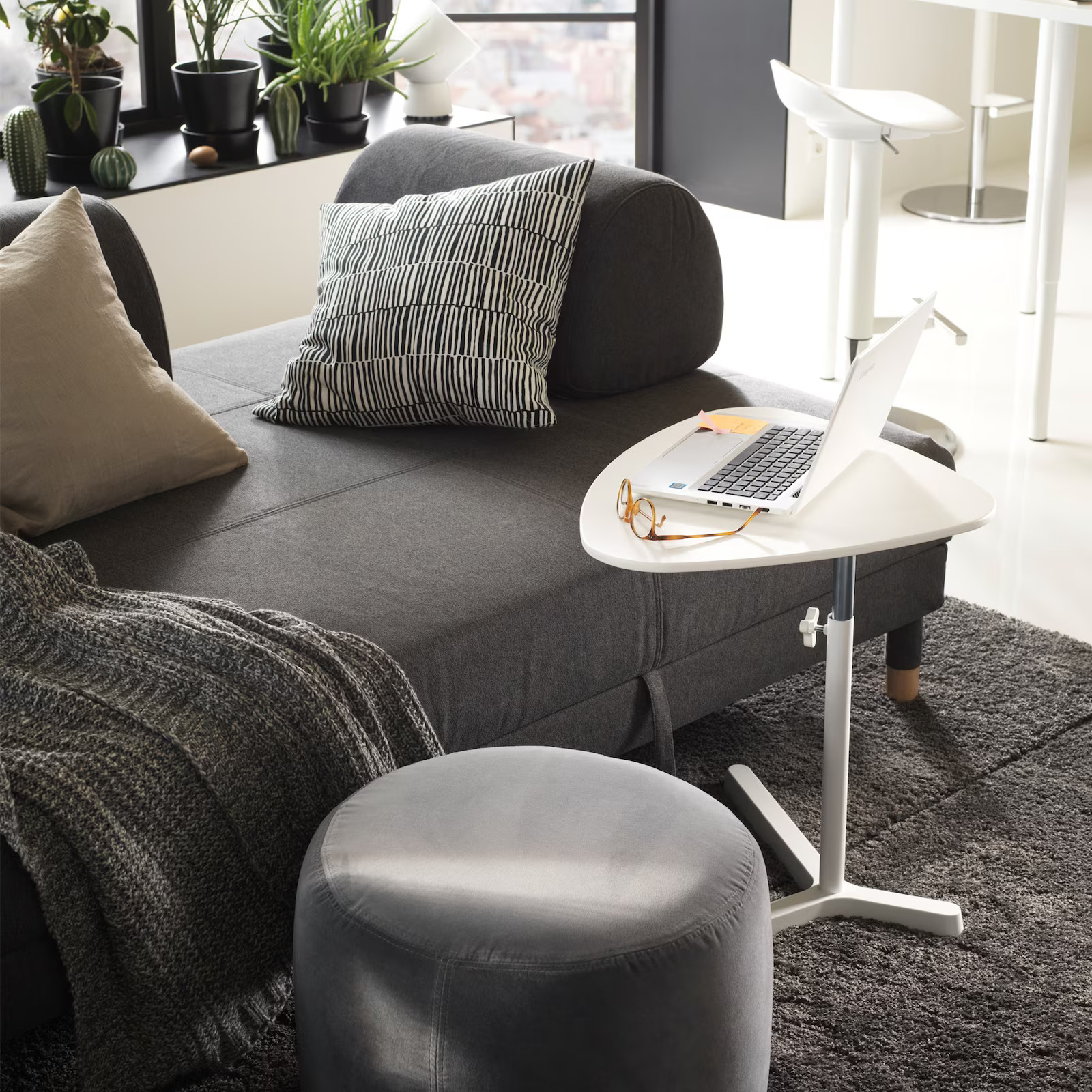 salon gris appartement design IKEA salon gris appartement design IKEA