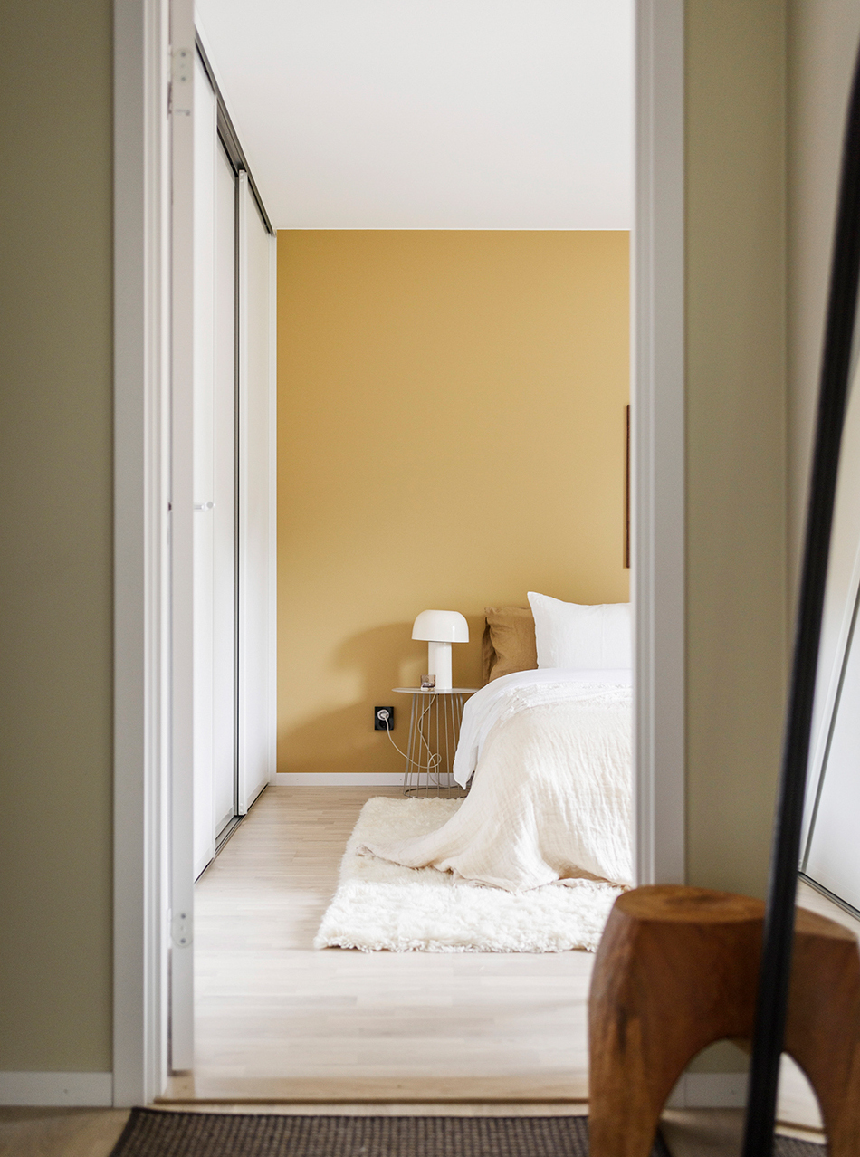 chambre mur jaune décoration design chambre mur jaune décoration design