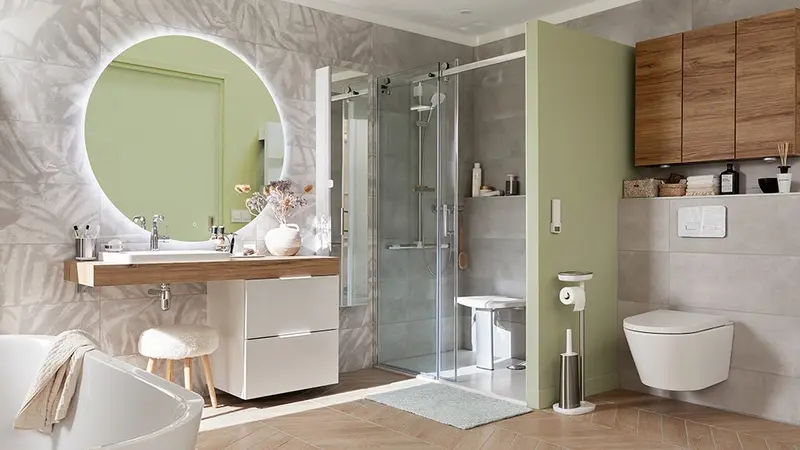salle de bain avec douche et baignoire salle de bain avec douche et baignoire