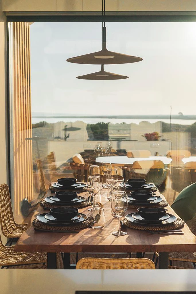 salle à manger vue mer