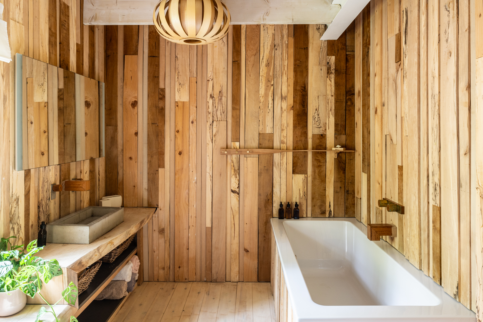 salle de bain murs bois maison architecte salle de bain murs bois maison architecte