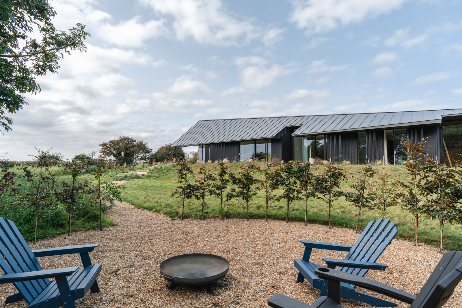 maison contemporaine bois noir