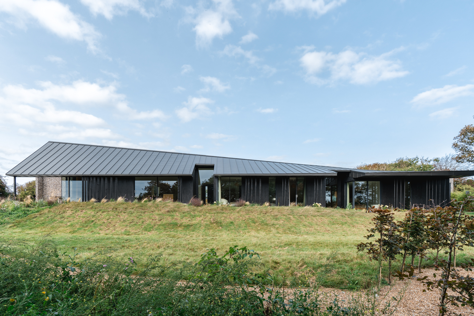 maison contemporaine bois noir