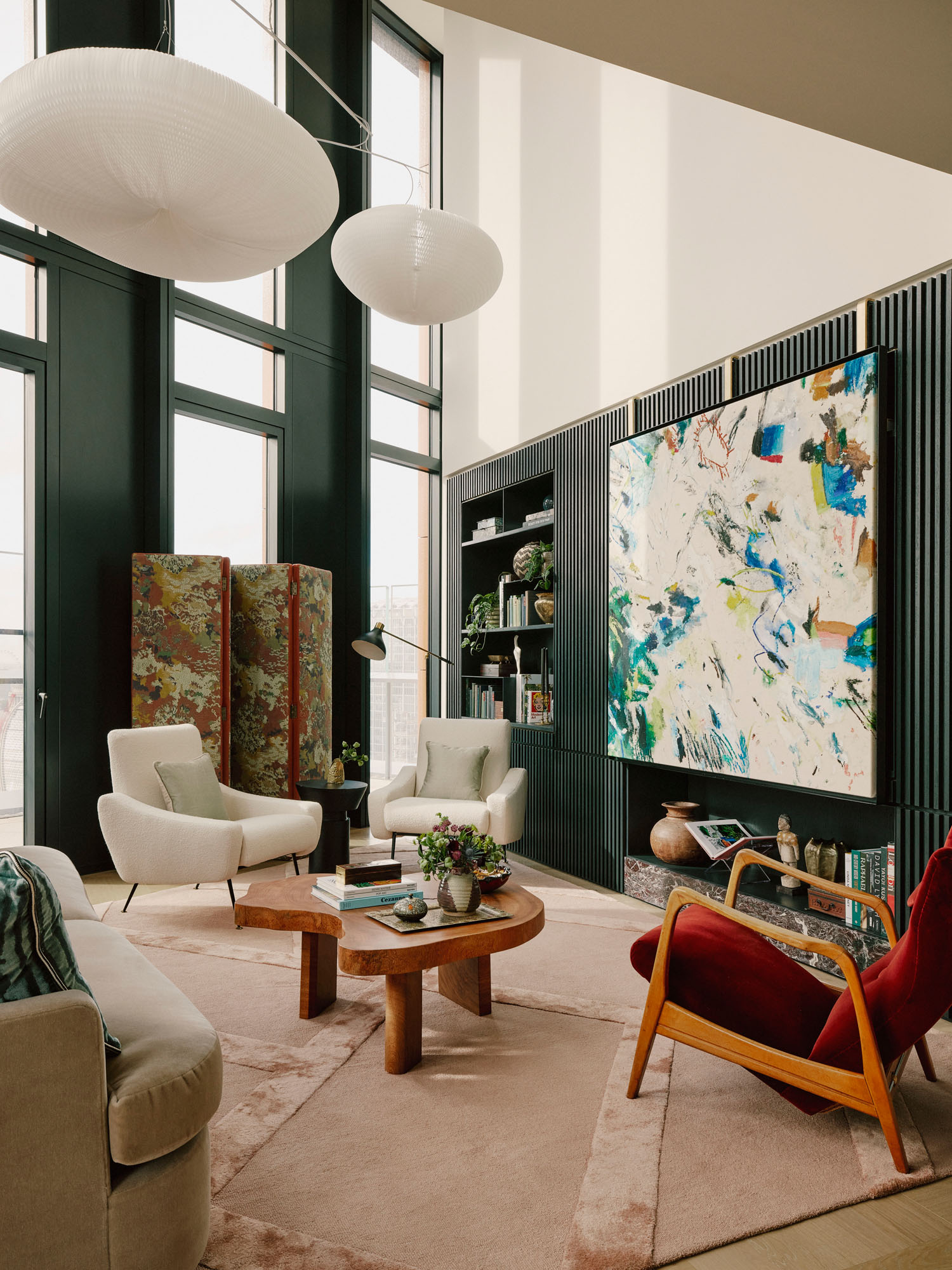 salon décoration contemporaine