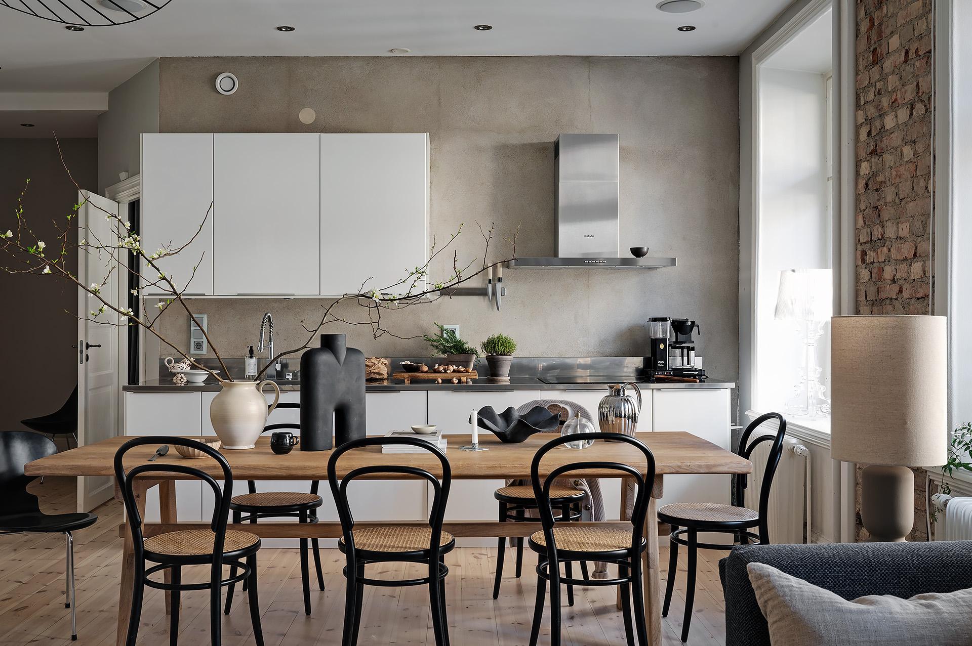 cuisine ouverte blanche