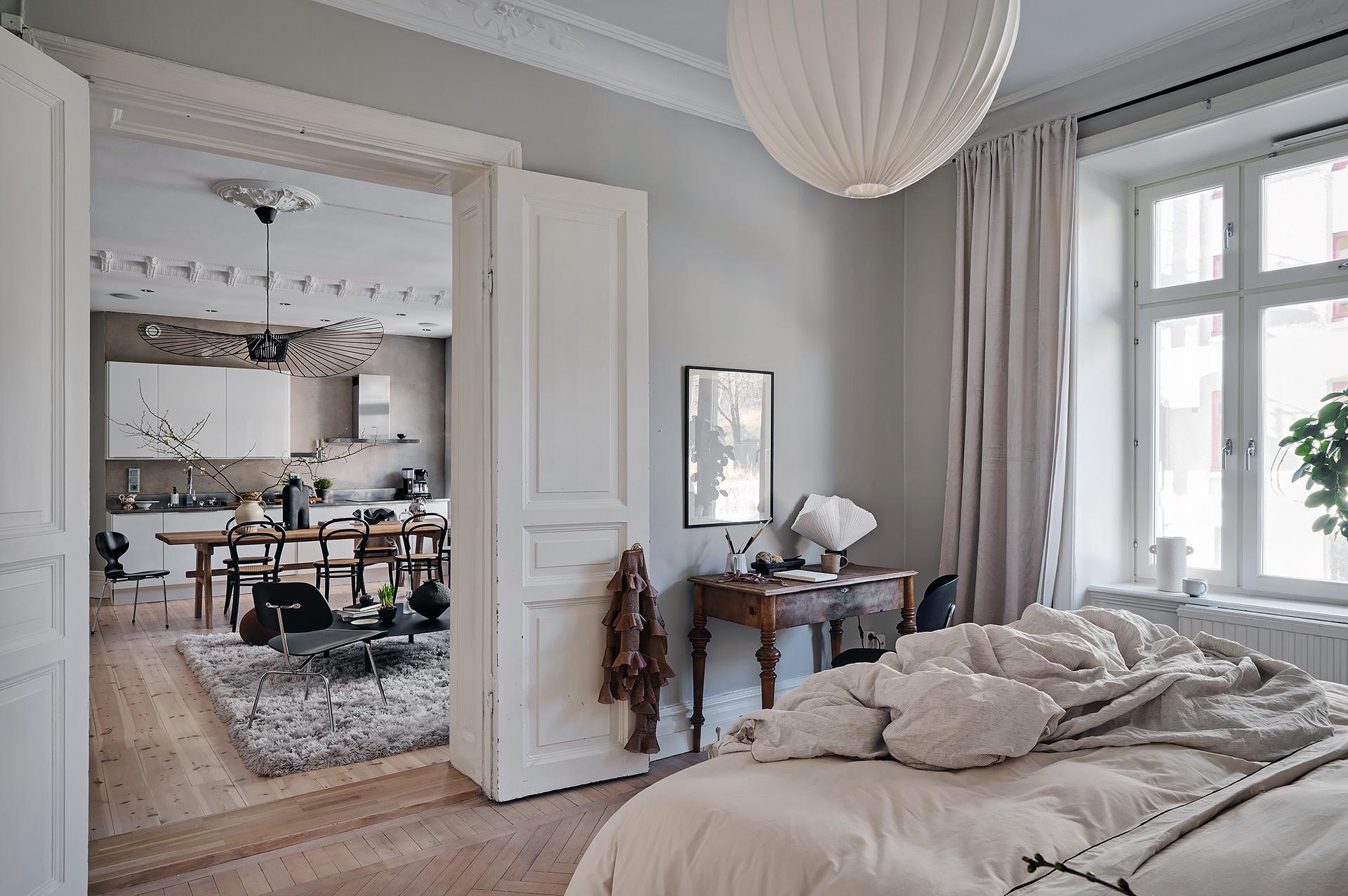 chambre et salon décoration scandinave