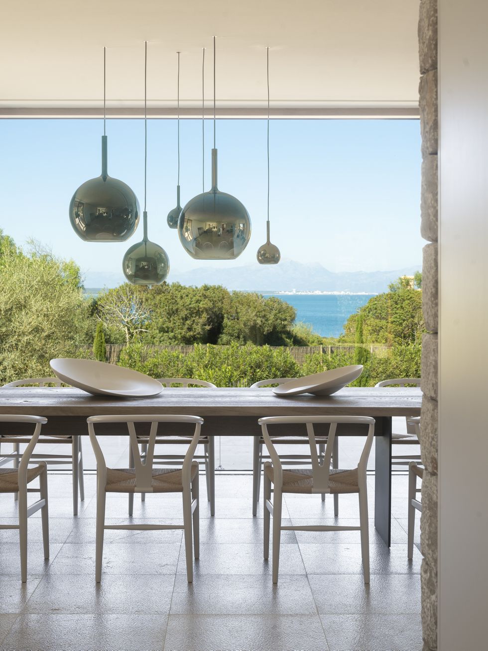 salle à manger décoration design vue mer salle à manger décoration design vue mer