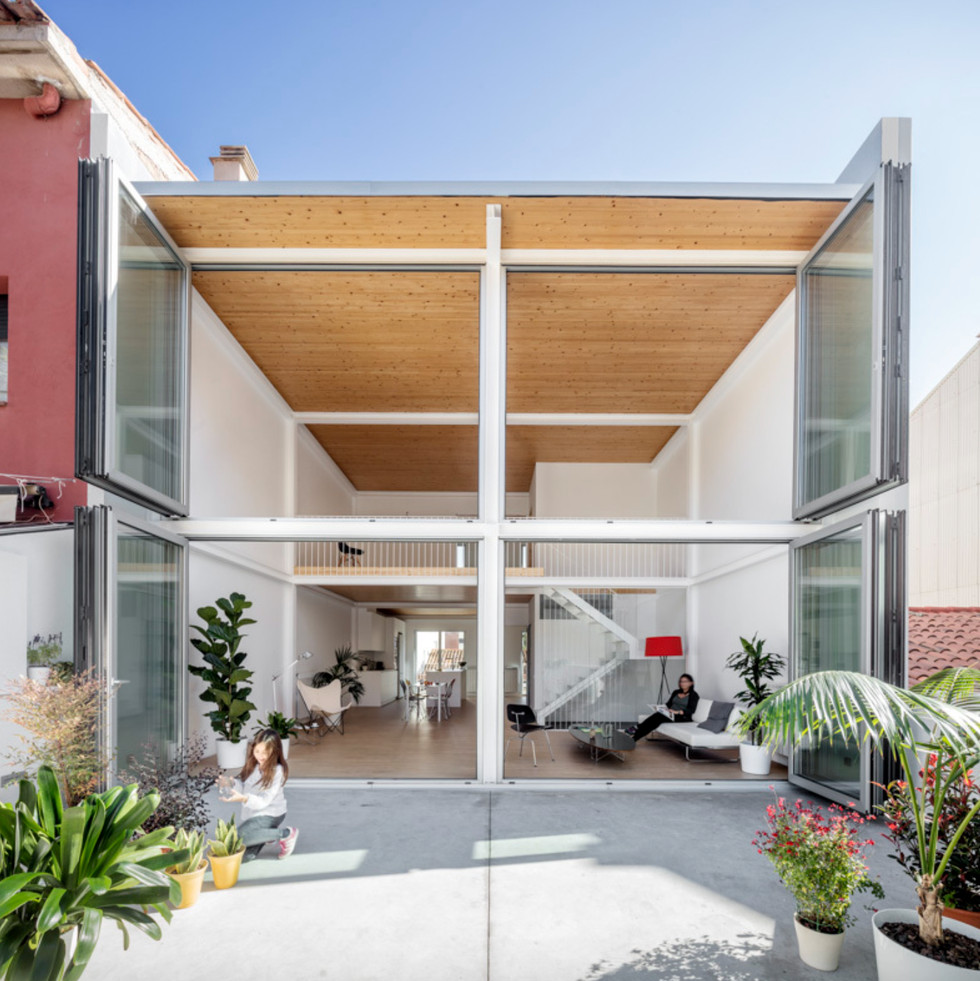 maison préfabriquée à Barcelone