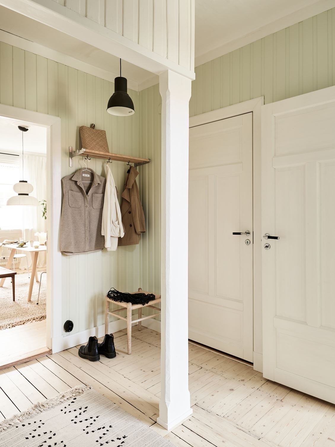 entrée décoration scandinave