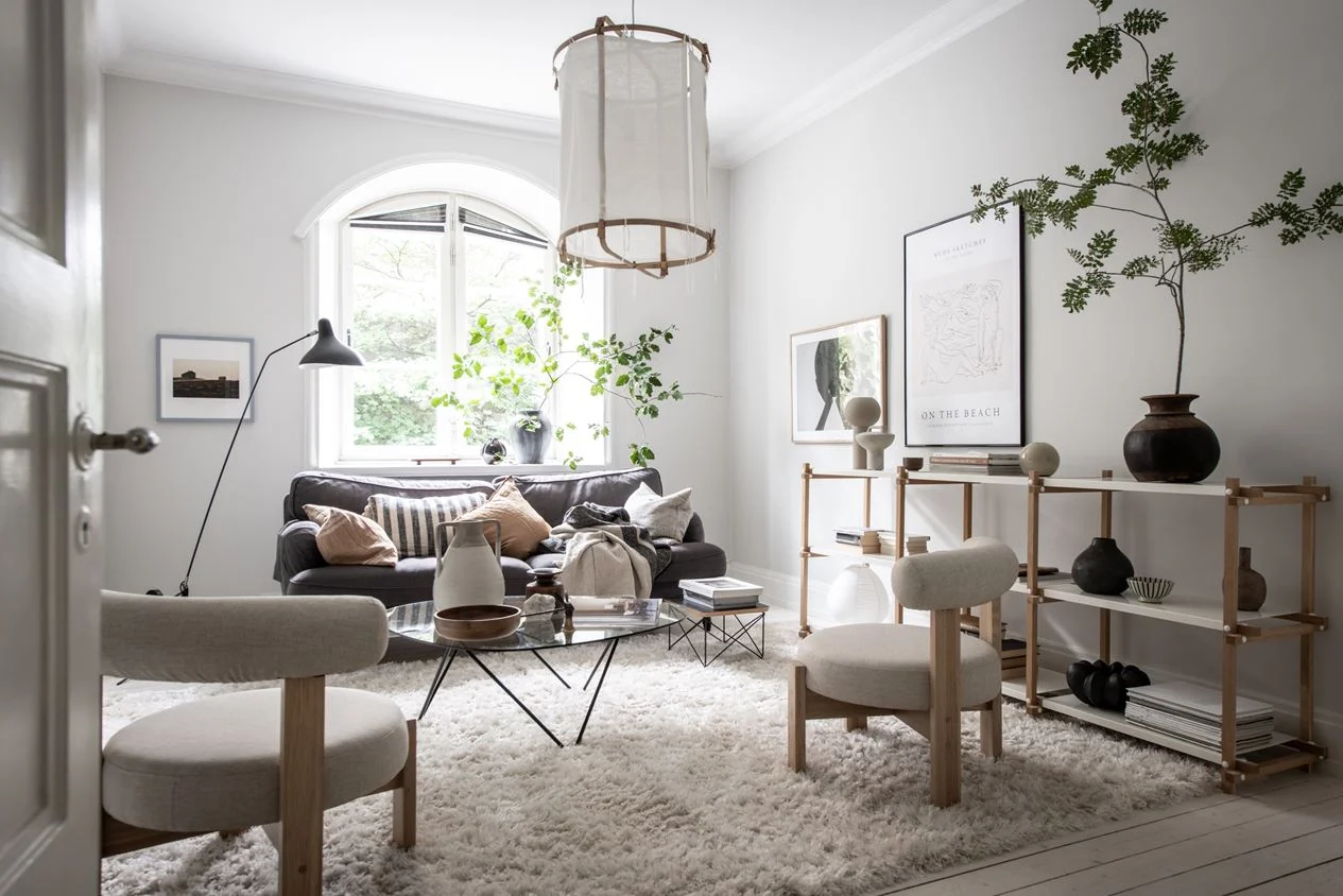 salon décoration scandinave