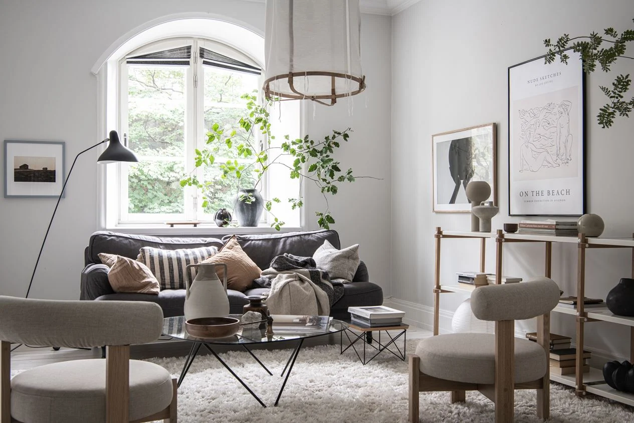 salon décoration scandinave