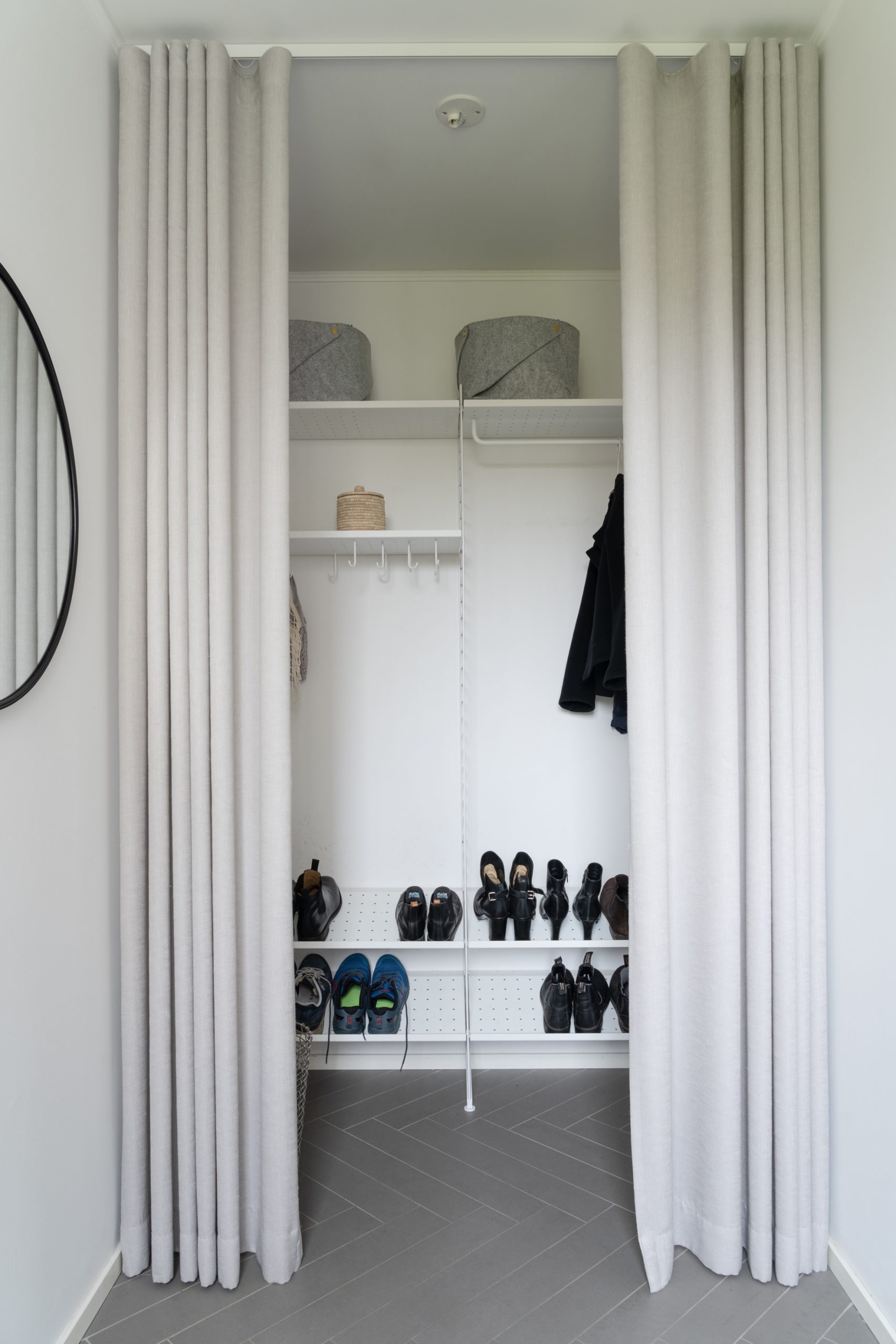 dressing avec rideau