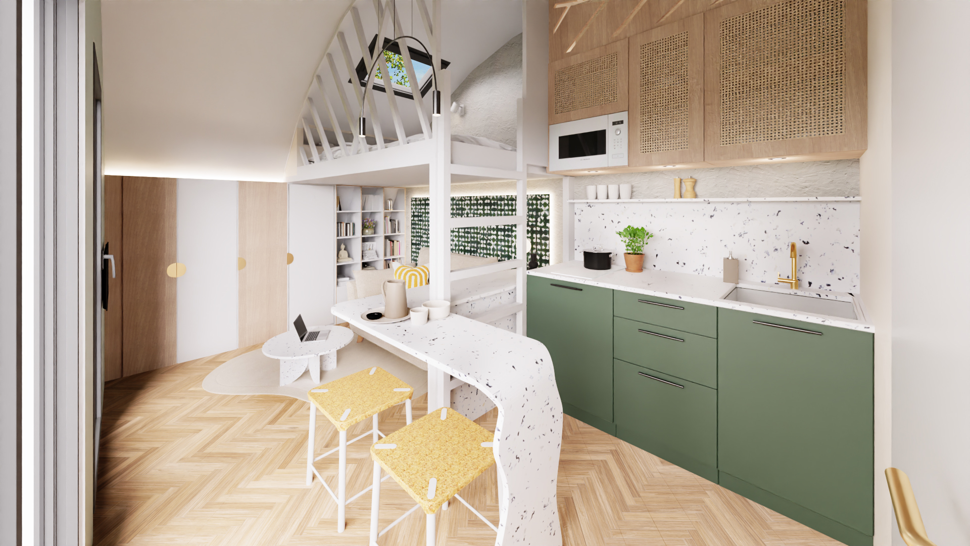 cuisine mini maison écologique française Arkegreen cuisine mini maison écologique française Arkegreen